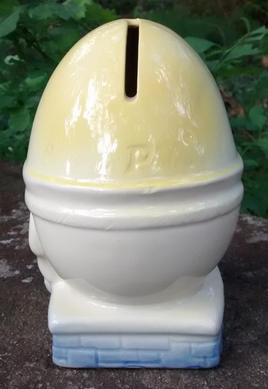American Bisque Humpty Dumpty Ceramic Bank Alice/Philcoland Advertising