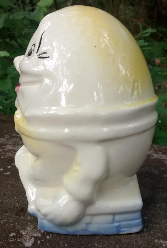 American Bisque Humpty Dumpty Ceramic Bank Alice/Philcoland Advertising