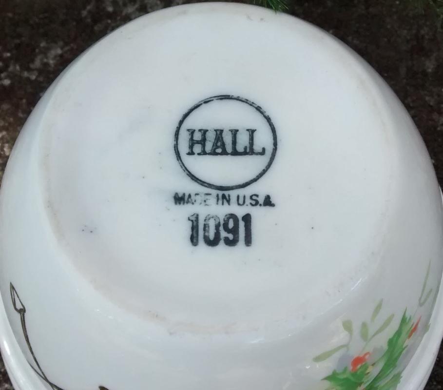 Keen's NYC Advertising Ceramic Plum Pudding Bowl Hall Holly