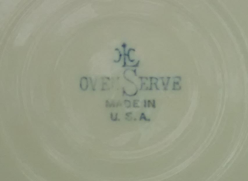 H. Laughlin Oven-Serve Embossed Casserole Bottom