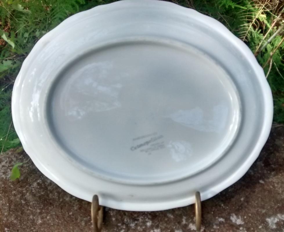 Coach Light Restaurant Advertising Ceramic Platter 1958 Wellsville Surry