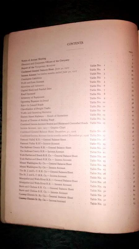 Boston & Maine Railroad Annual Report 84th 1917