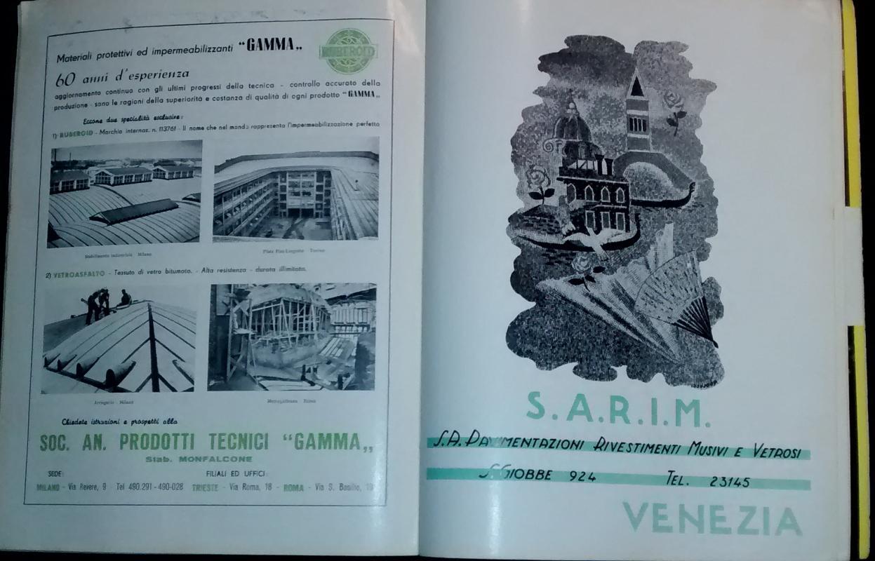 Roma Termini Railroad Station Promo Book 1951 PB 184 Pgs + Ads 4 Languages