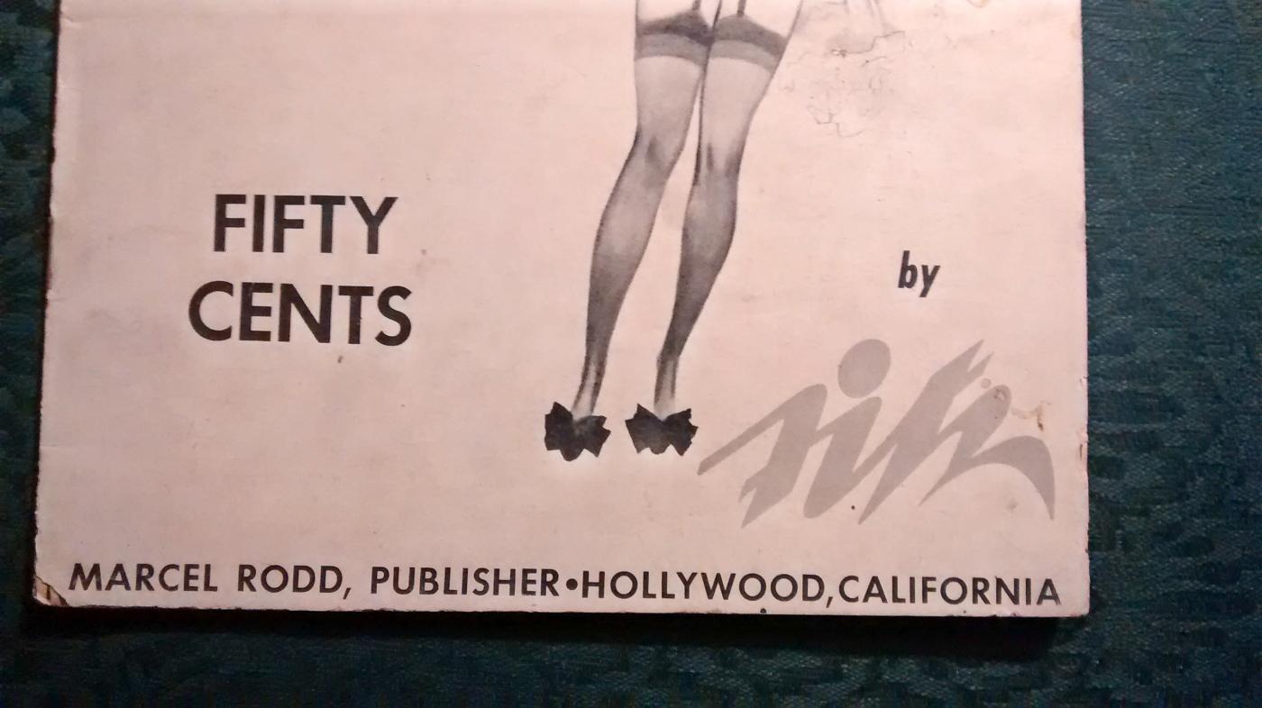 The Art of Fitz Portfolio No. 2/ 50 Girls by Fitz 1943 Nude Drawings Hollywood Pin-Up Art