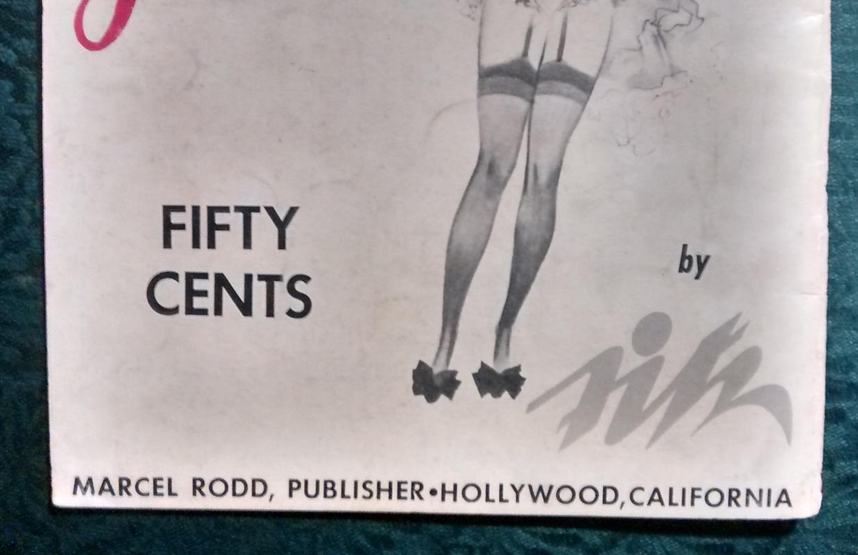The Art of Fitz Portfolio No. 2/ 50 Girls by Fitz 1943 Nude Drawings Hollywood Pin-Up Art