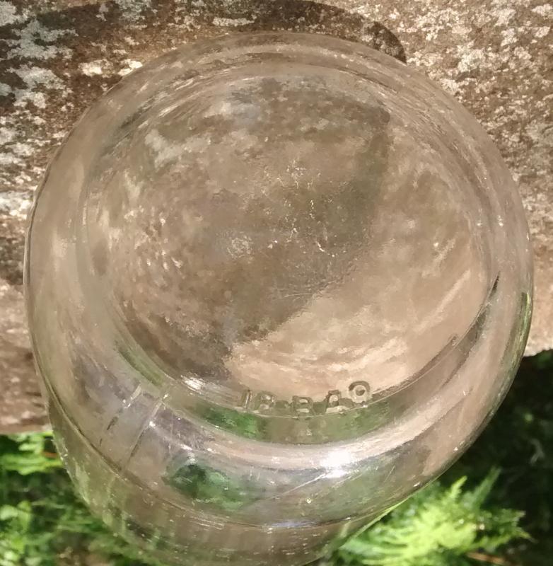 McClenny Dairy Milk Bottle Norfolk Virginia Clear Glass Quart 1930s-40s