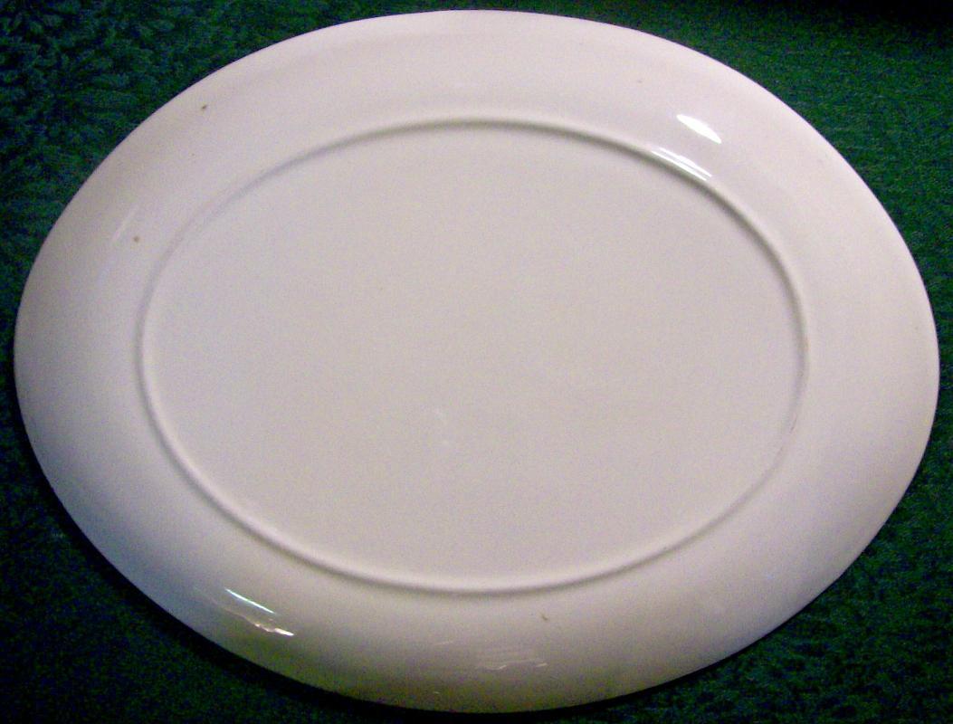 Red Rose Center Ceramic Platter USA 13