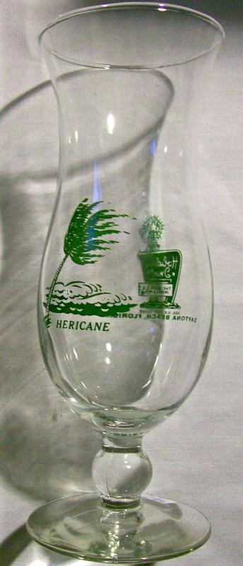 Holiday Inn Hurricane Cocktail Glass Daytona Beach Fla 1969-81