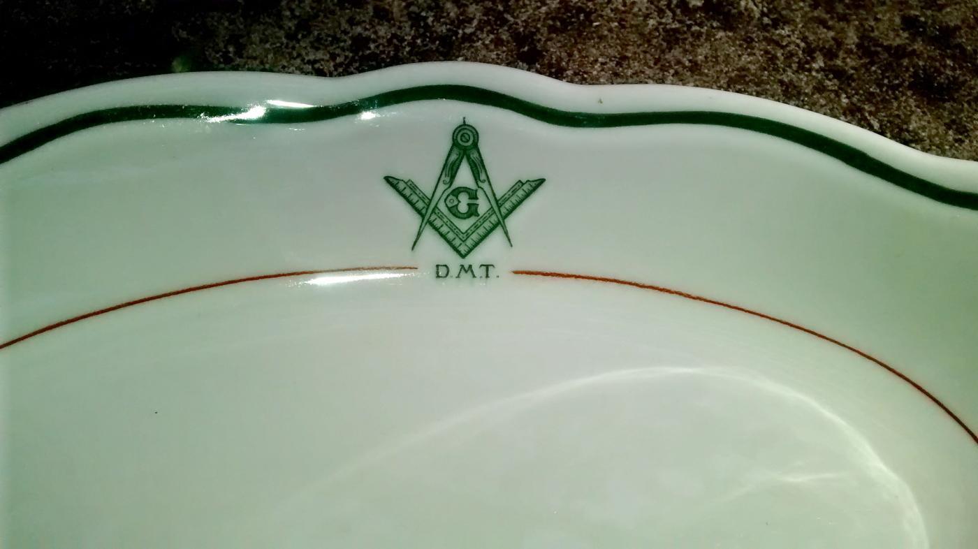 Masonic Restaurant Relish Dish