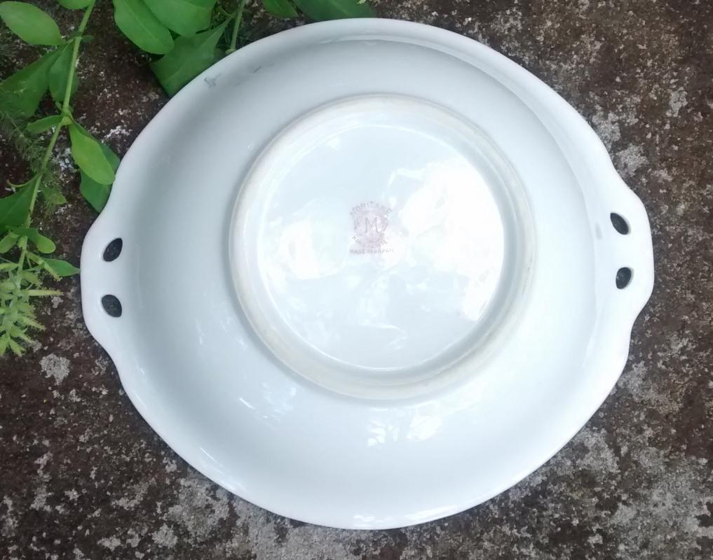 Noritake Art Deco Butterfly & Rainbow Bowl 1920s-30s