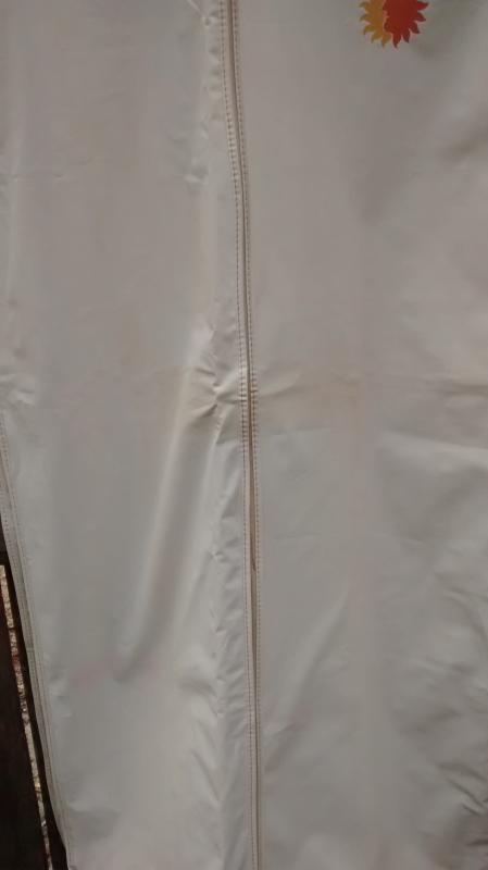 National Airlines Vinyl Garment Bag Sun King Logo 1960s-70s Attendant/Stewardess