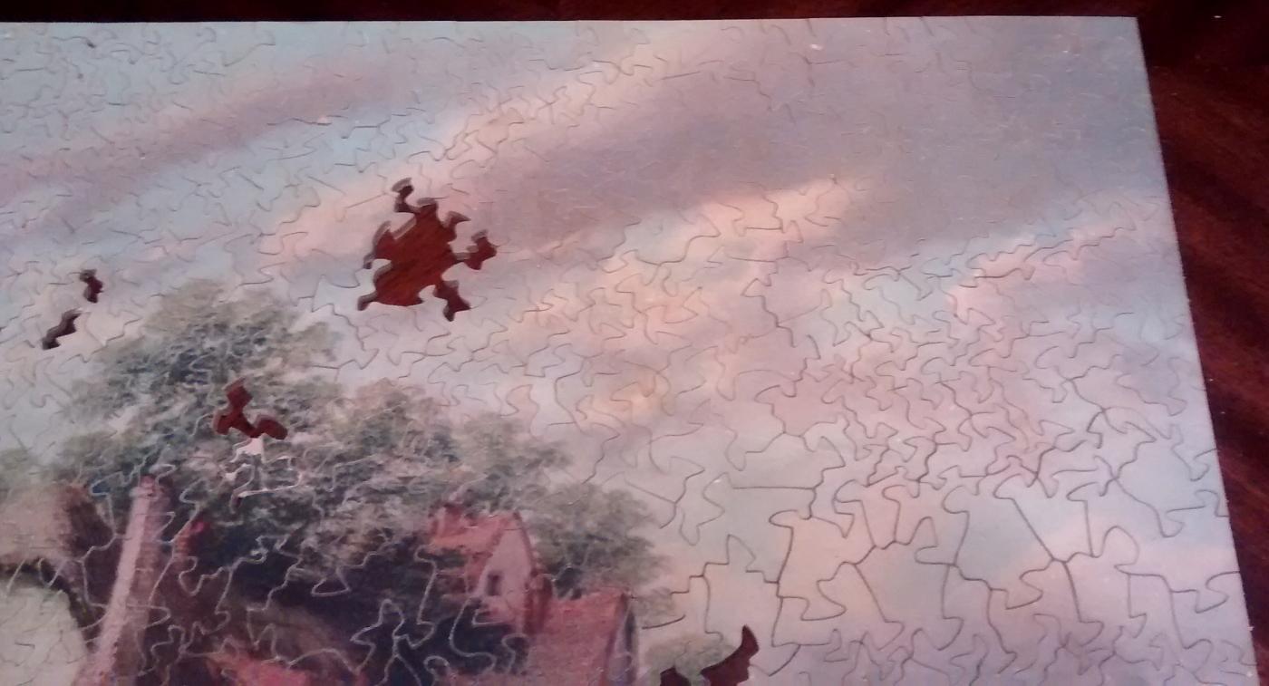 Wood Jigsaw Puzzle w/Box 1930s
