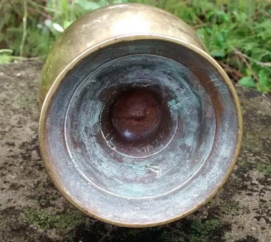 Antique India Brass Rose Water Sprinkler Bottle 1920s-30s