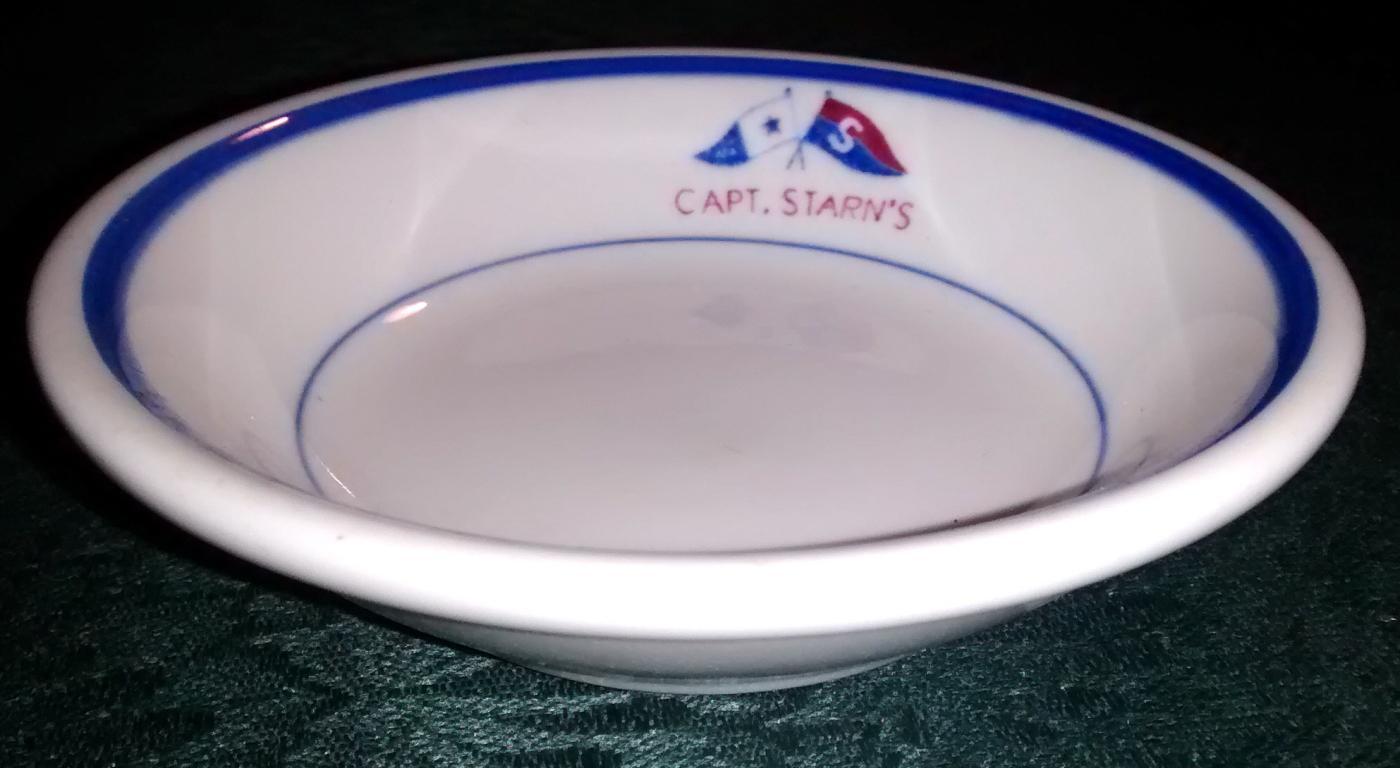 Captain Starn's Restaurant Bowl Atlantic City NJ 1950s-60s