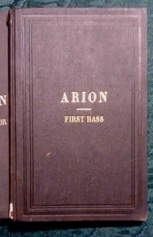 Acapella Arion Collection of Songs for Male Voices 4 Volumes 1862-89