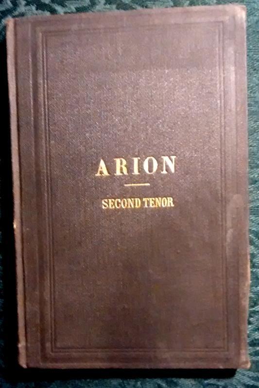 Acapella Arion Collection of Songs for Male Voices 4 Volumes 1862-89