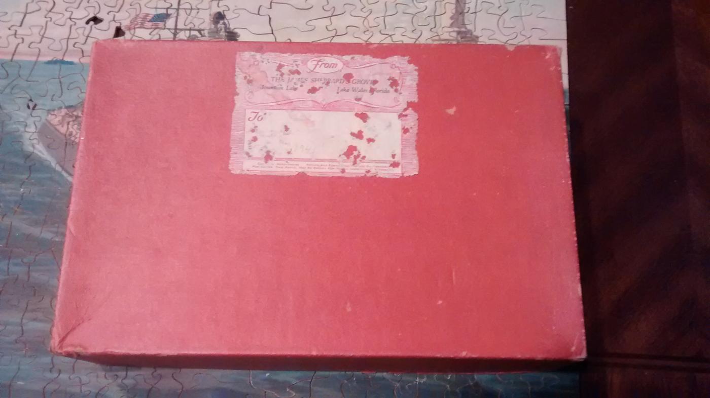 Wood Jigsaw Puzzle w/Box Ca. 1941