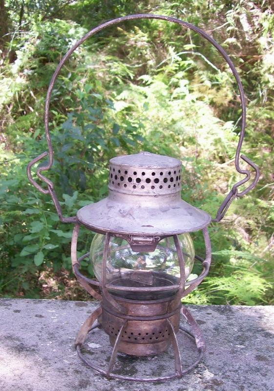 Burlington Route Railroad Lantern Ca. 1939 Dressel Original Globe