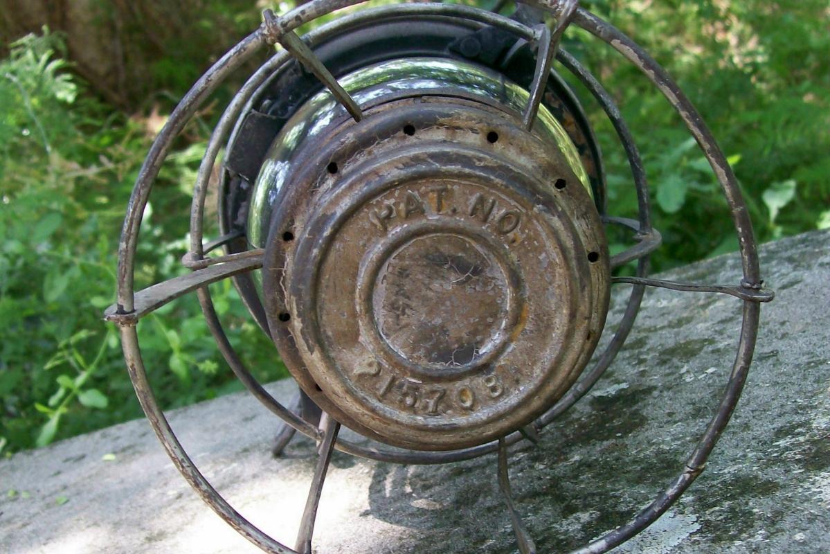 Burlington Route Railroad Lantern Ca. 1939 Dressel Original Globe