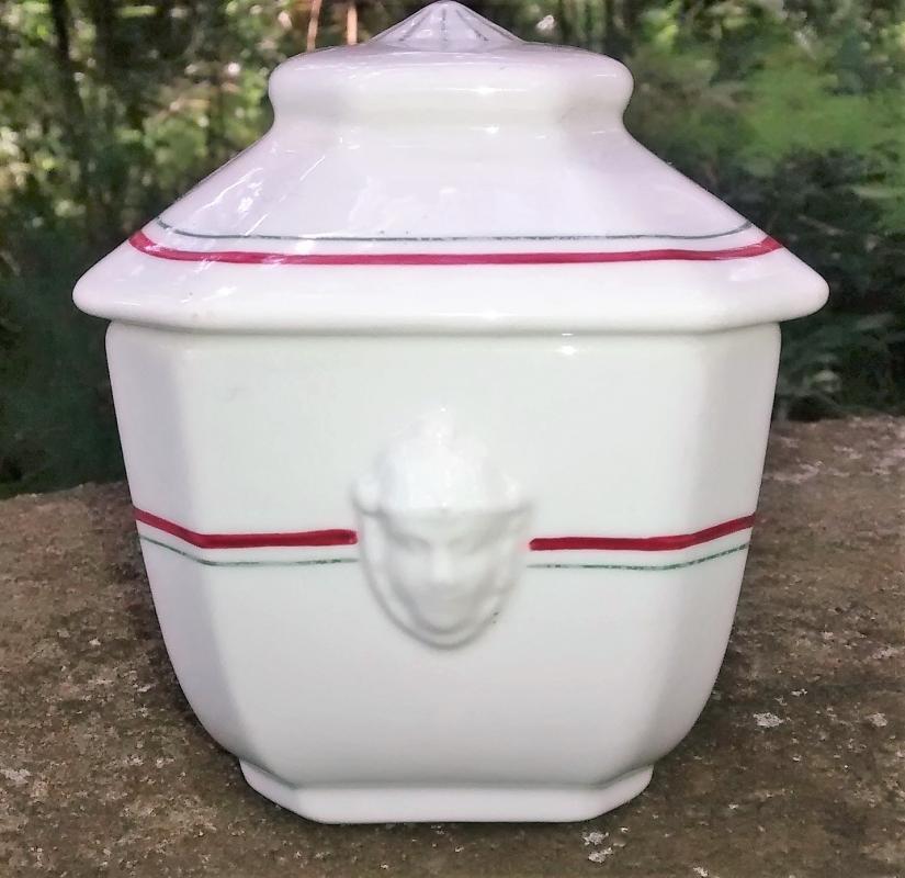 Odd Fellows Restaurant Ware Sugar w/Lid Mayer 1920s-30s F-L-T