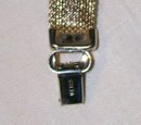Weiss Austrian Rhinestone Bracelet w/ Mesh Orange to Amber 1950's