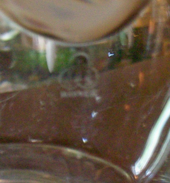 Hawke's Crystal Engraved Pitcher