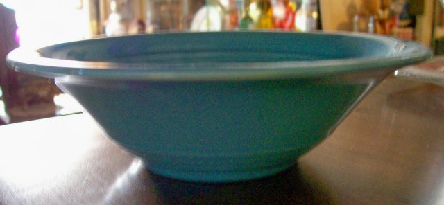Harlequin Turquoise 36s Oatmeal Bowl