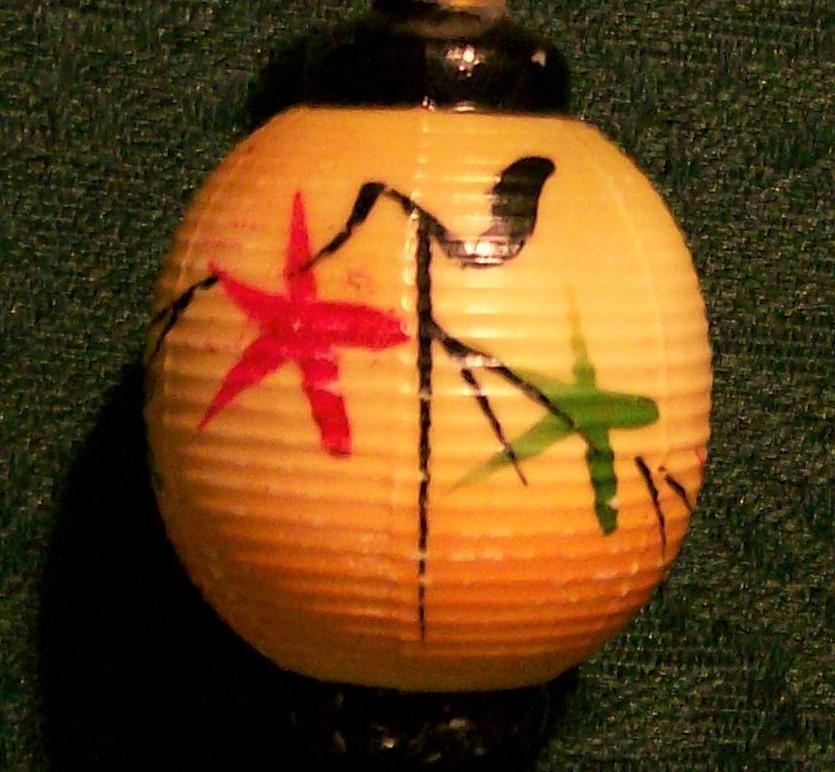 Figural Japanese Lantern Electric Christmas Bulb NOT WORKING