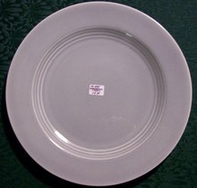 Harlequin Gray Dinner Plate: 1950's