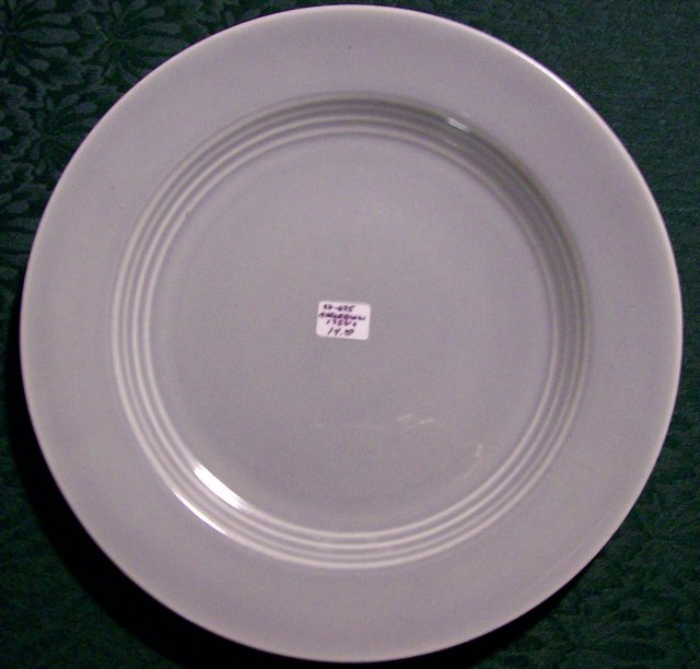 Harlequin Gray Dinner Plate: 1950's
