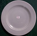 Harlequin Gray Dinner Plate: 1950's