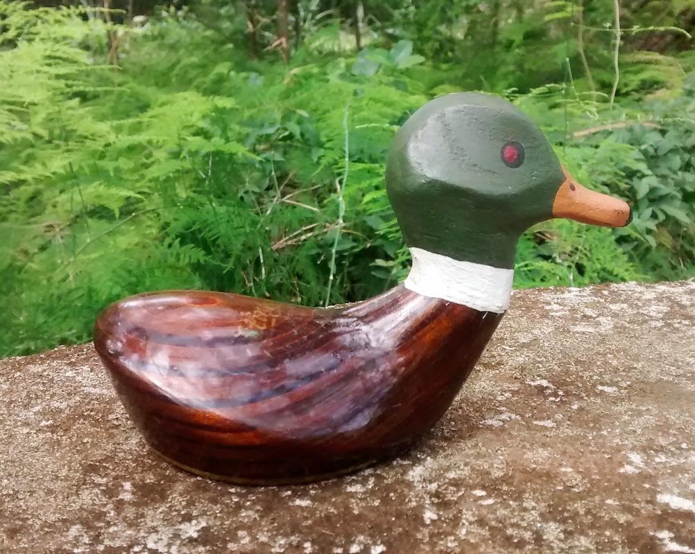 Golf Club Duck Decoy Hand-Crafted Mallard 5.25