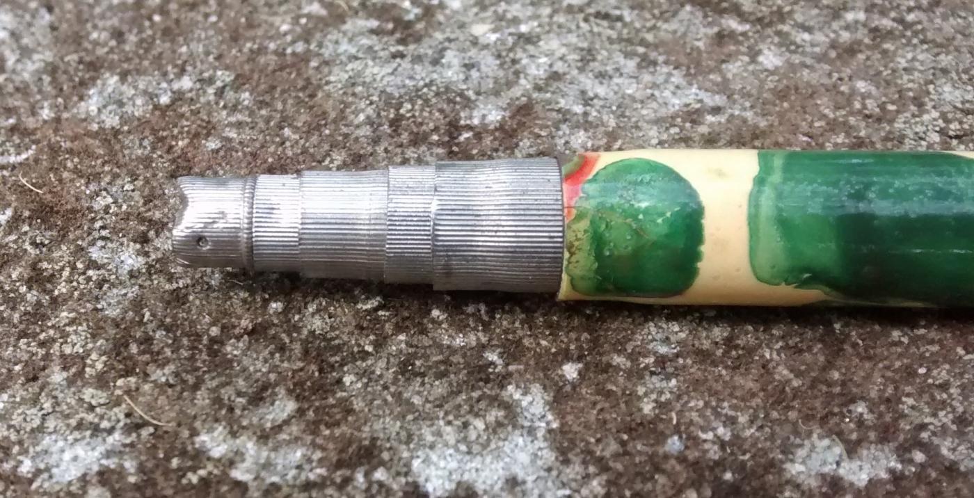 Roaring 20s Telescopic Cigarette Holder Enameled Brass/Alum/Bakelite 34