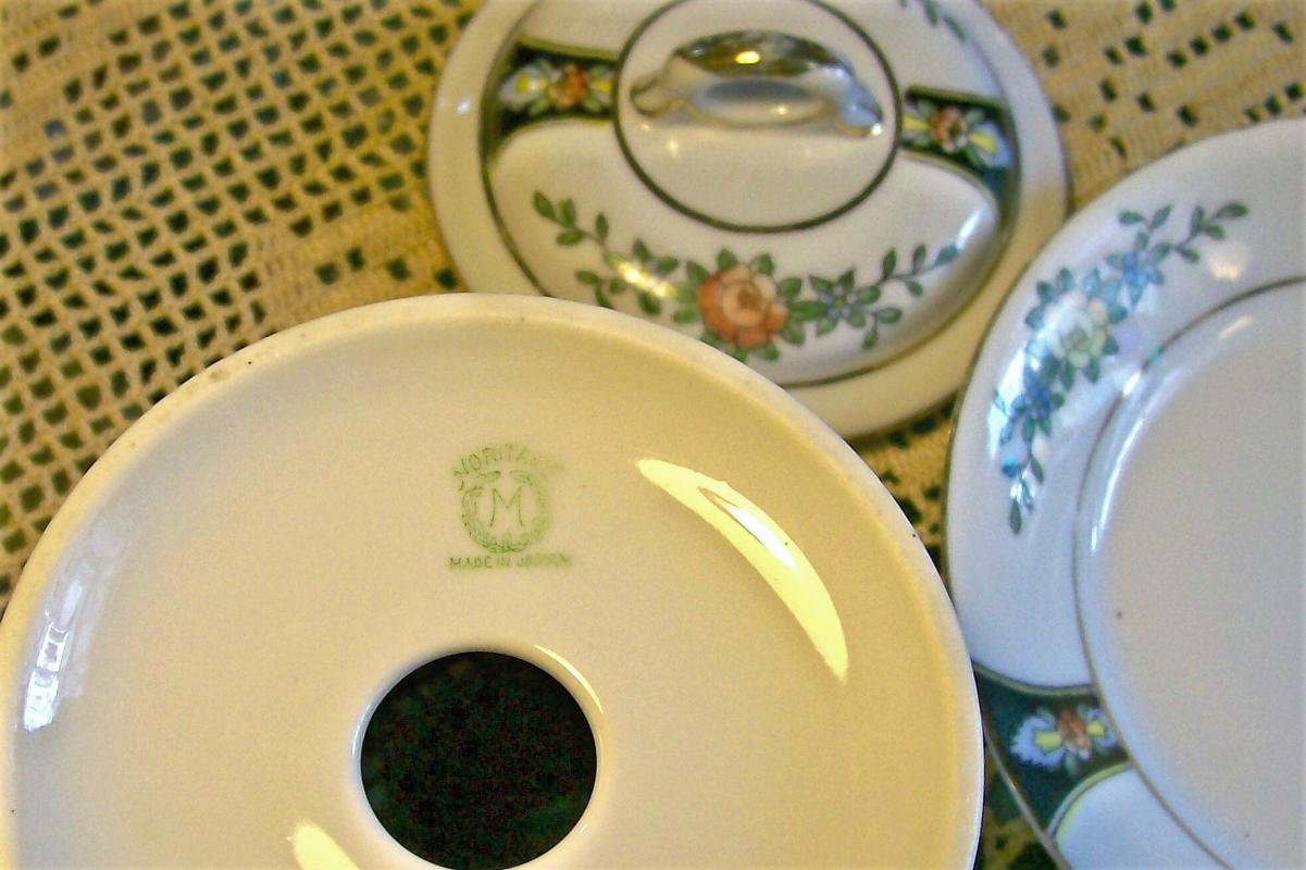 Noritake Ceramic Condensed Milk Jar w/Lid & Liner