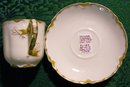 Haviland Limoges Demitasse Cups & Saucers: Set of 4