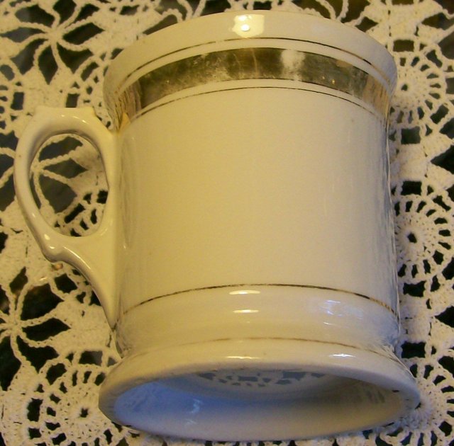 Shaving Mug: Circa 1890's