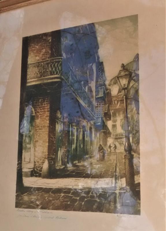 Illinois Central Railroad Promo Prints New Orleans Mettel Set/4