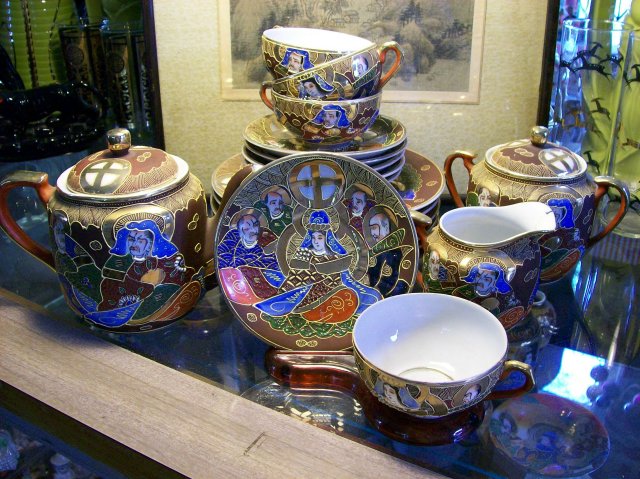 Satsuma-style Teaset, 1920's-30's