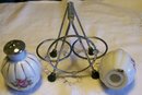 S&P: Rose Decal with Platinum Trim: Wire Holder