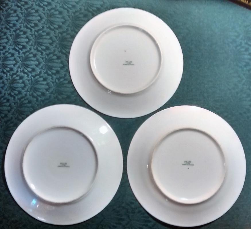 Marks & Rosenfeld Fruit Plate Set/3 Smooth Coupe 8