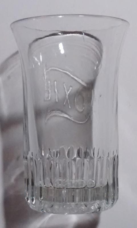 Moxie Soda Fountain Glass Tumbler Ca. 1900