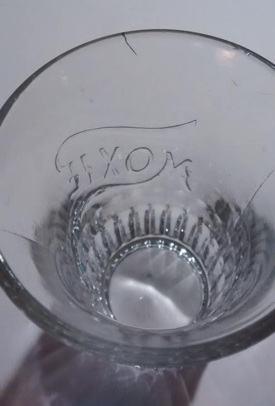 Moxie Soda Fountain Glass Tumbler Ca. 1900