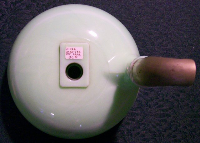 Green Clambroth / Jade-ite Top Bowl for Electric Mixer Juice Reamer