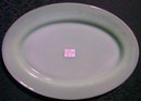 Hocking Fire-King Jade-ite Green Glass Restaurant Ware Platter