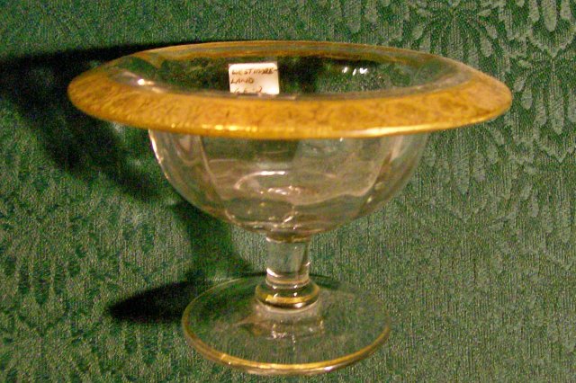 Westmoreland Comport : Gold Encrusted