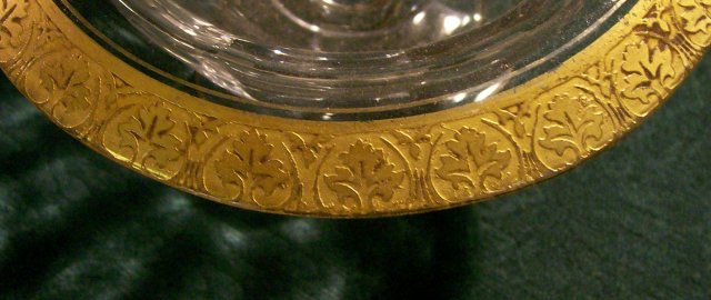 Westmoreland Comport : Gold Encrusted