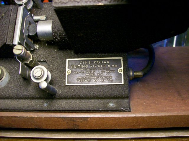 Cine-Kodak Senior Editor for 8mm Film & Splicer 1940's