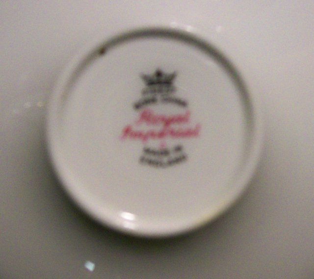 Bone China Cup & Saucer: Royal Imperial England Multi-Color Floral Sprays