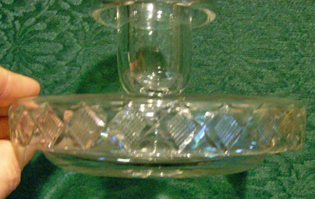Hawkes Cut Crystal Candleholder