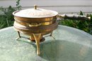 Persepolis Brass Chafing Dish with Stand Middle Eastern